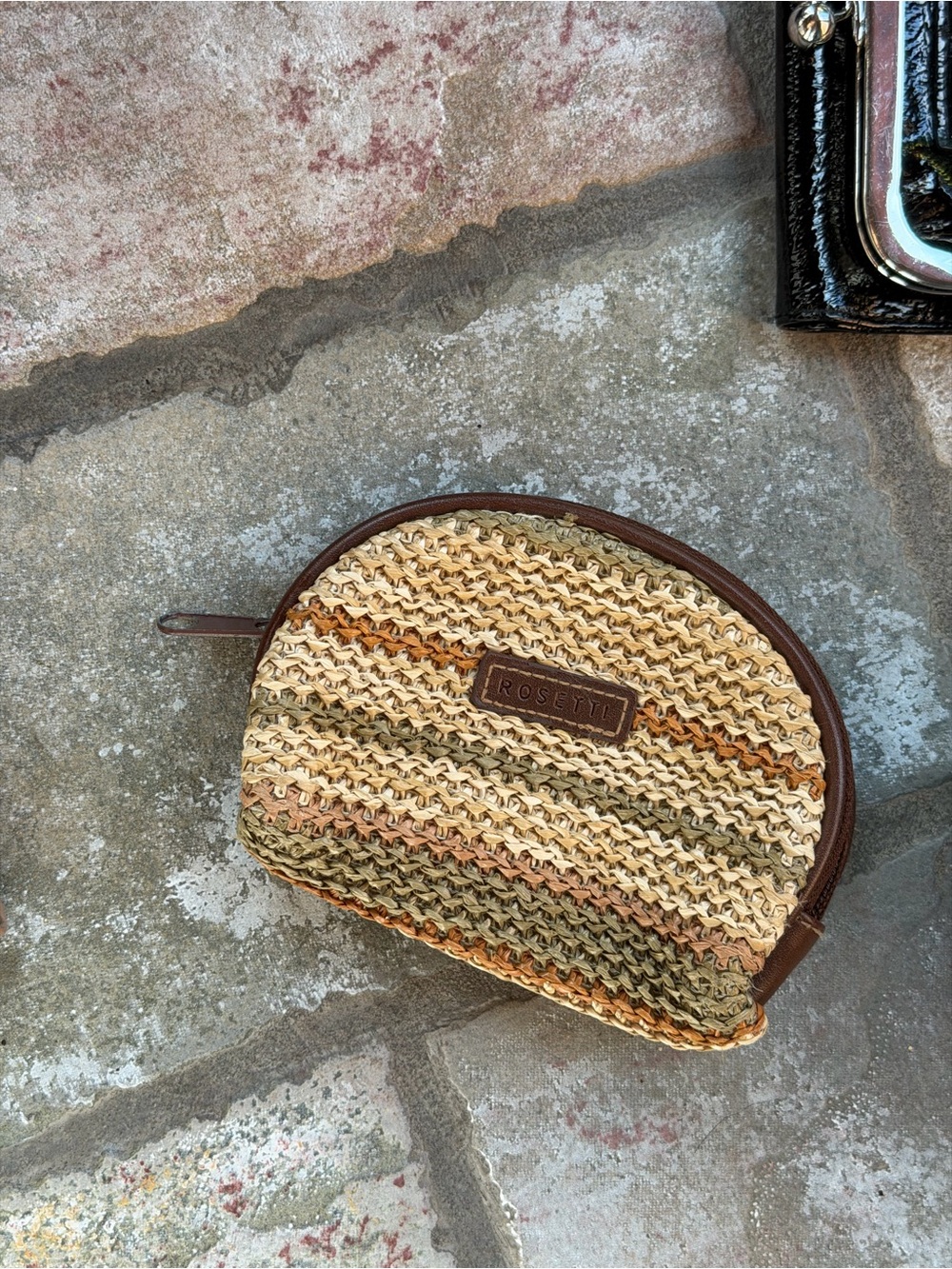 Rosetti woven coin purse